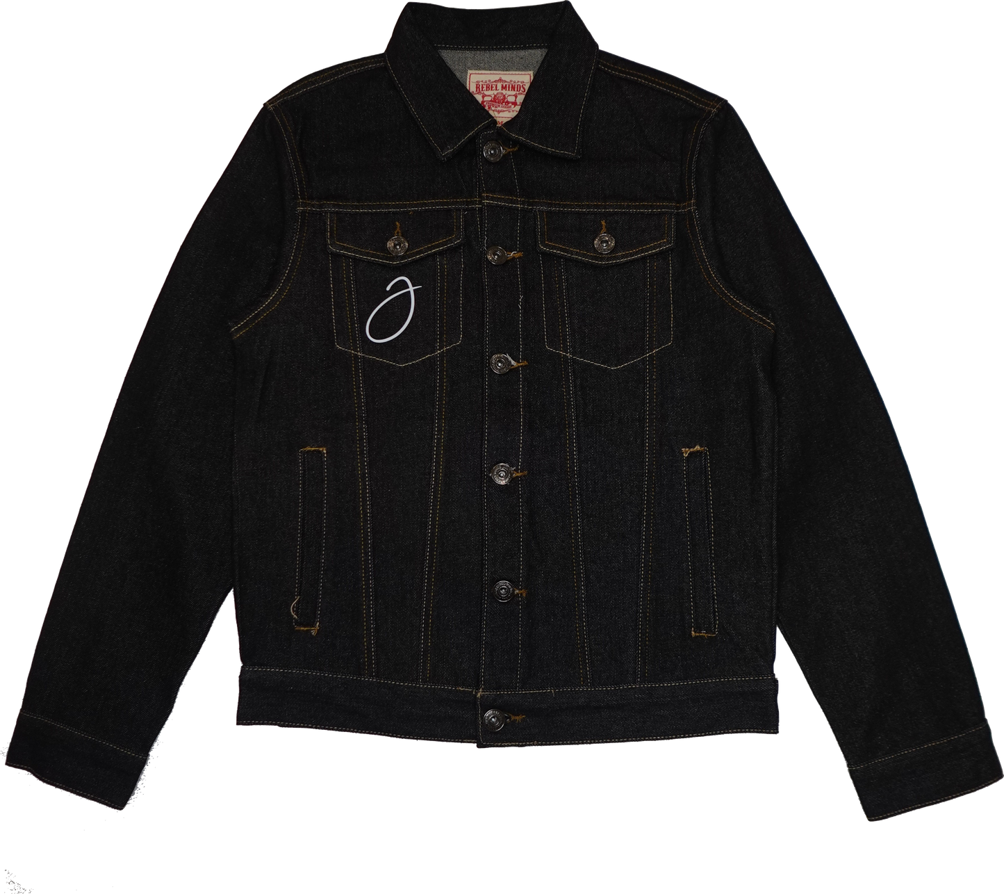 Chrysler Building Raw Black Denim Jacket